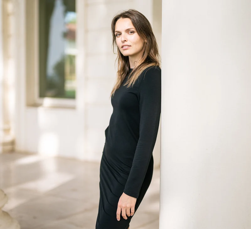 EVOLUTION MERINO LONG SLEEVES DRESS