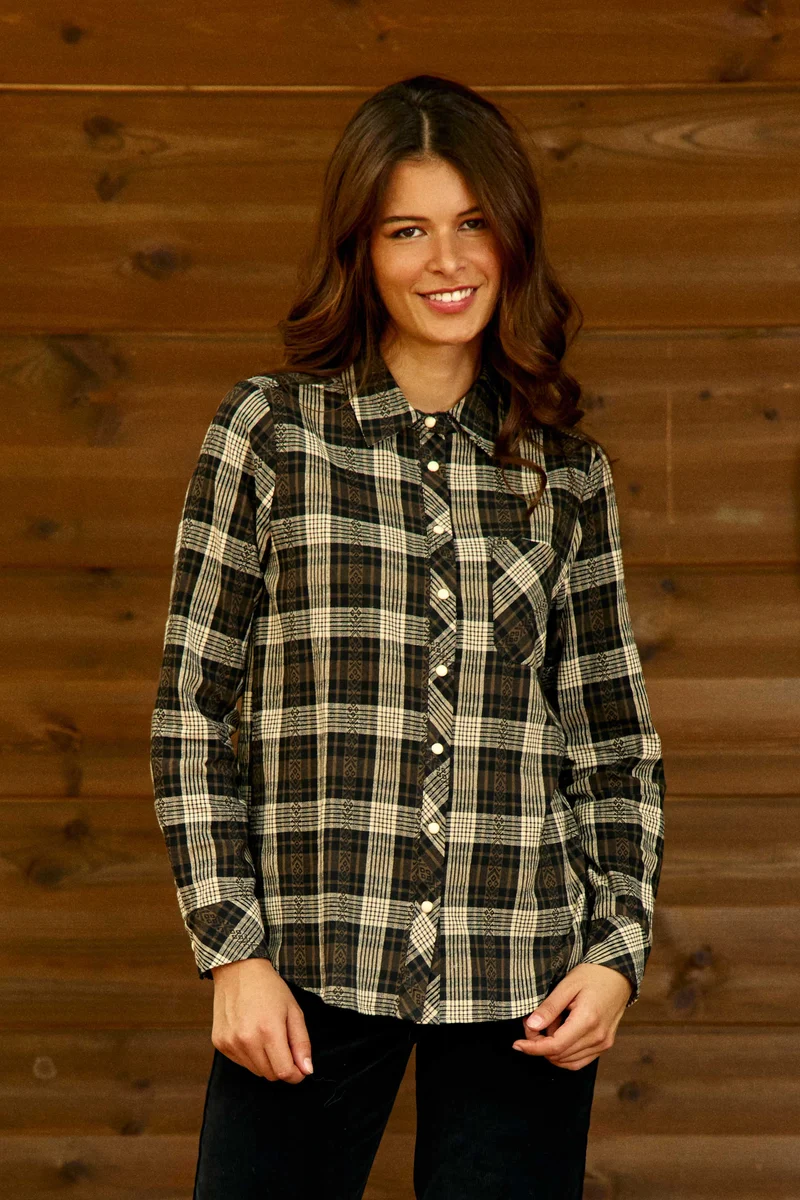 Clau - Chemise à carreaux