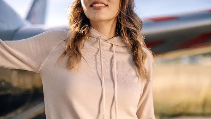 WOMAN MERINO HOODIE