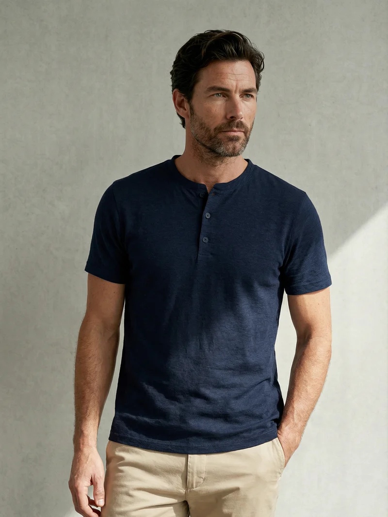 DRY HEMP HENLEY