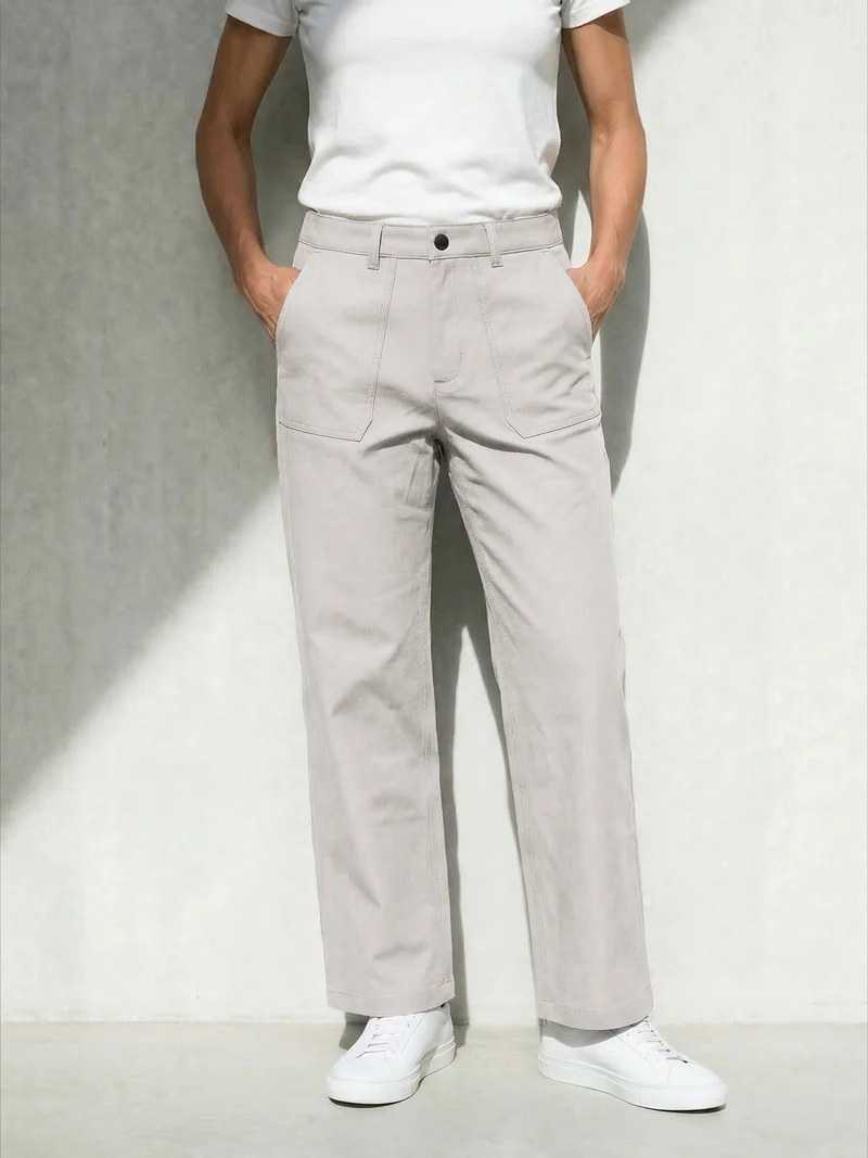 WOMAN CANVAS PANTS