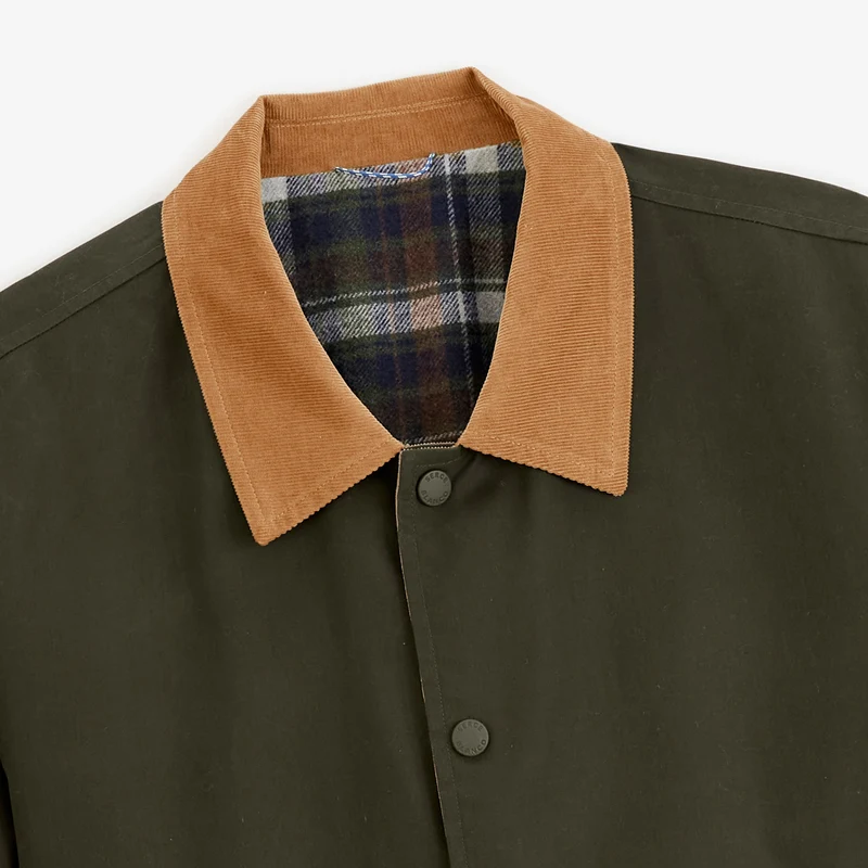 Blouson déperlant col velours taupe Dan SBPLAY