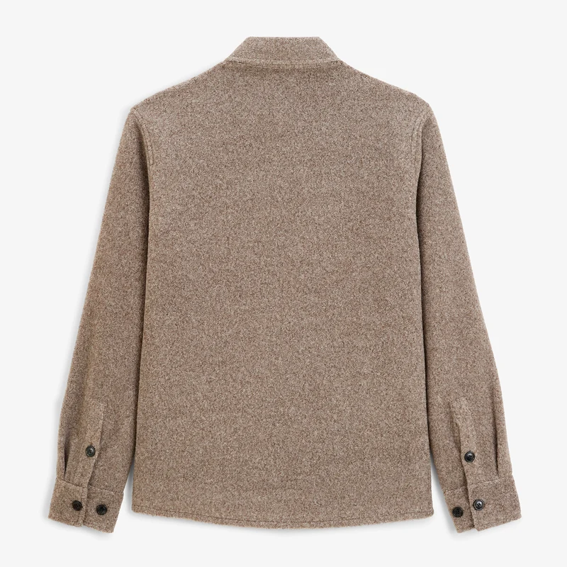 Veste Worker doublée lainage gris Trap