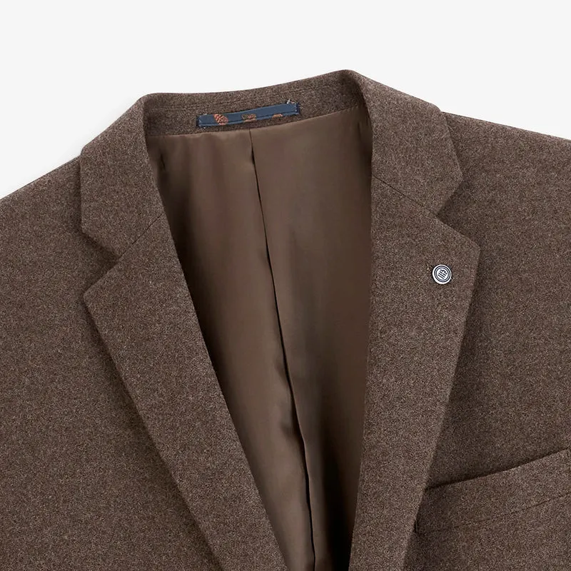 Blazer 100% laine marron Henri