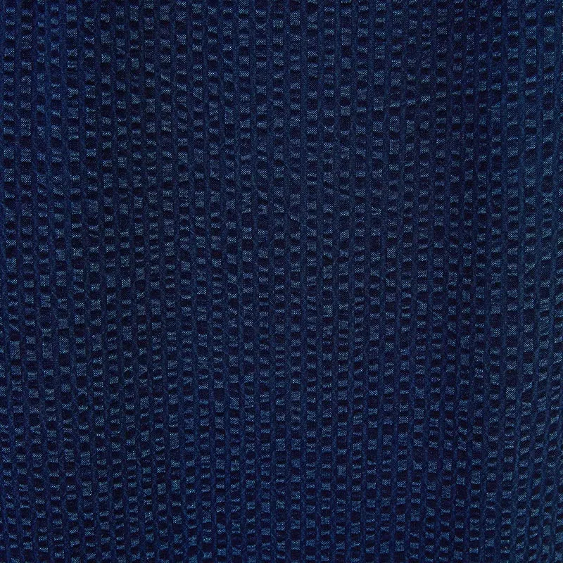 Pantalon 555 en seersucker avec taille élastiquée bleu indigo