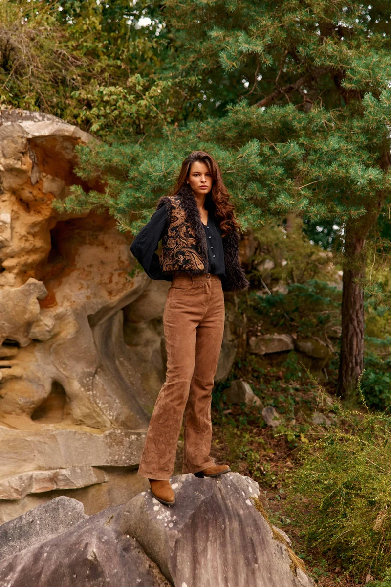Farey - Pantalon en cuir