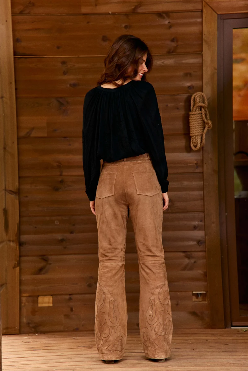 Farey - Pantalon en cuir