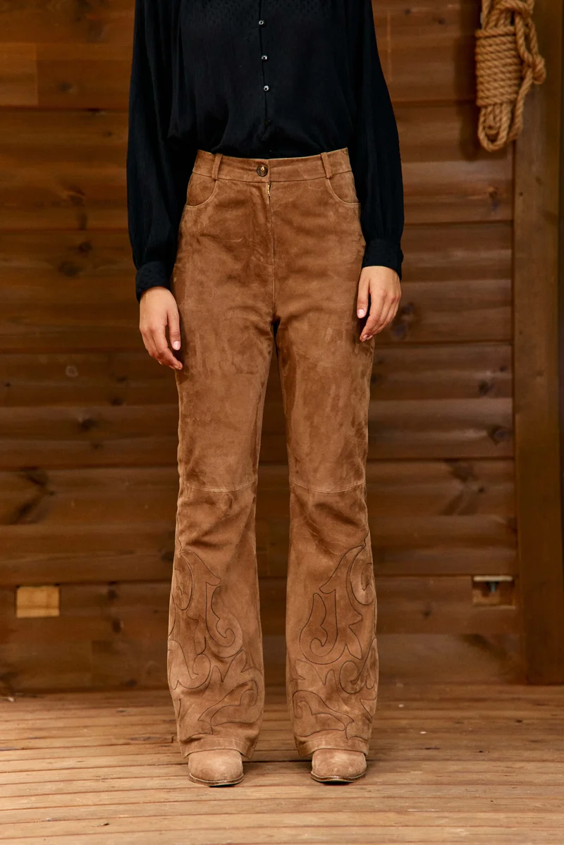 Farey - Pantalon en cuir