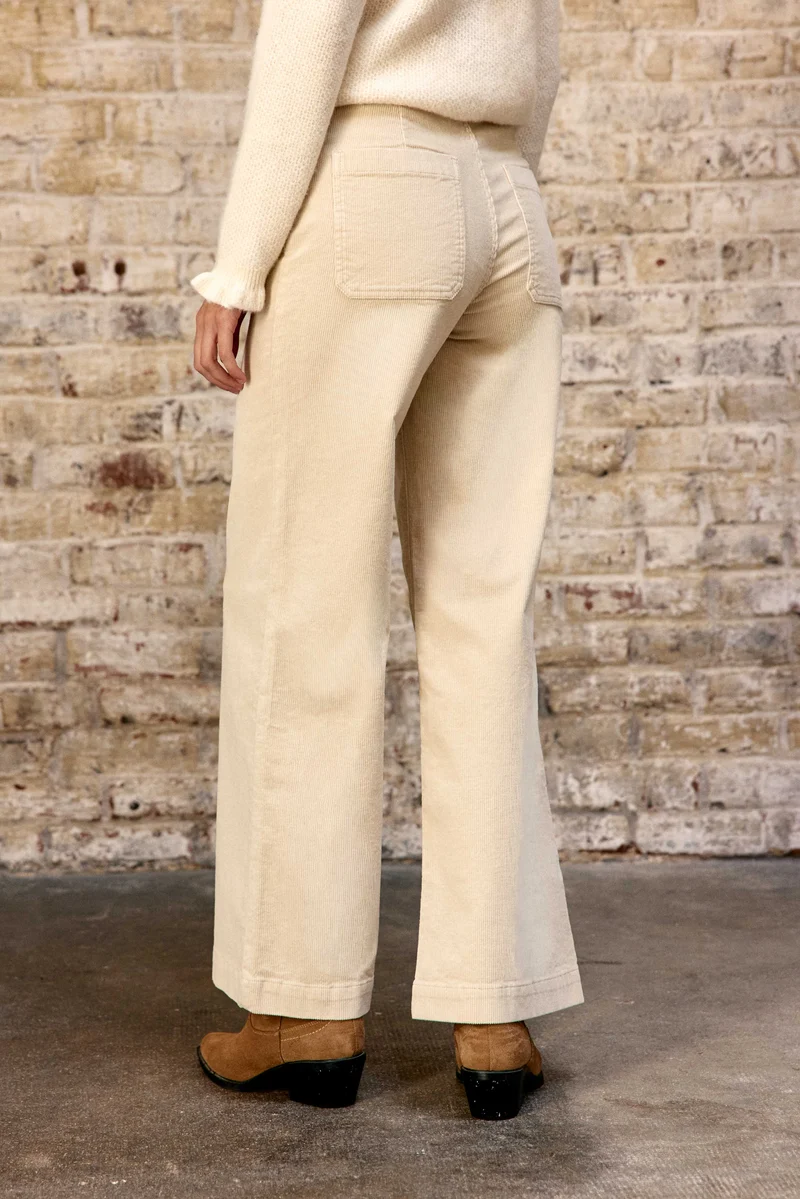 Atlanty - Pantalon large en velours