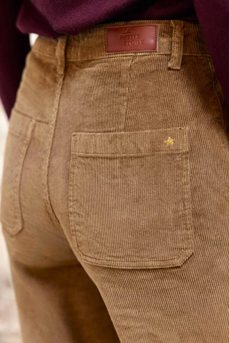 Atlanty - Pantalon large en velours