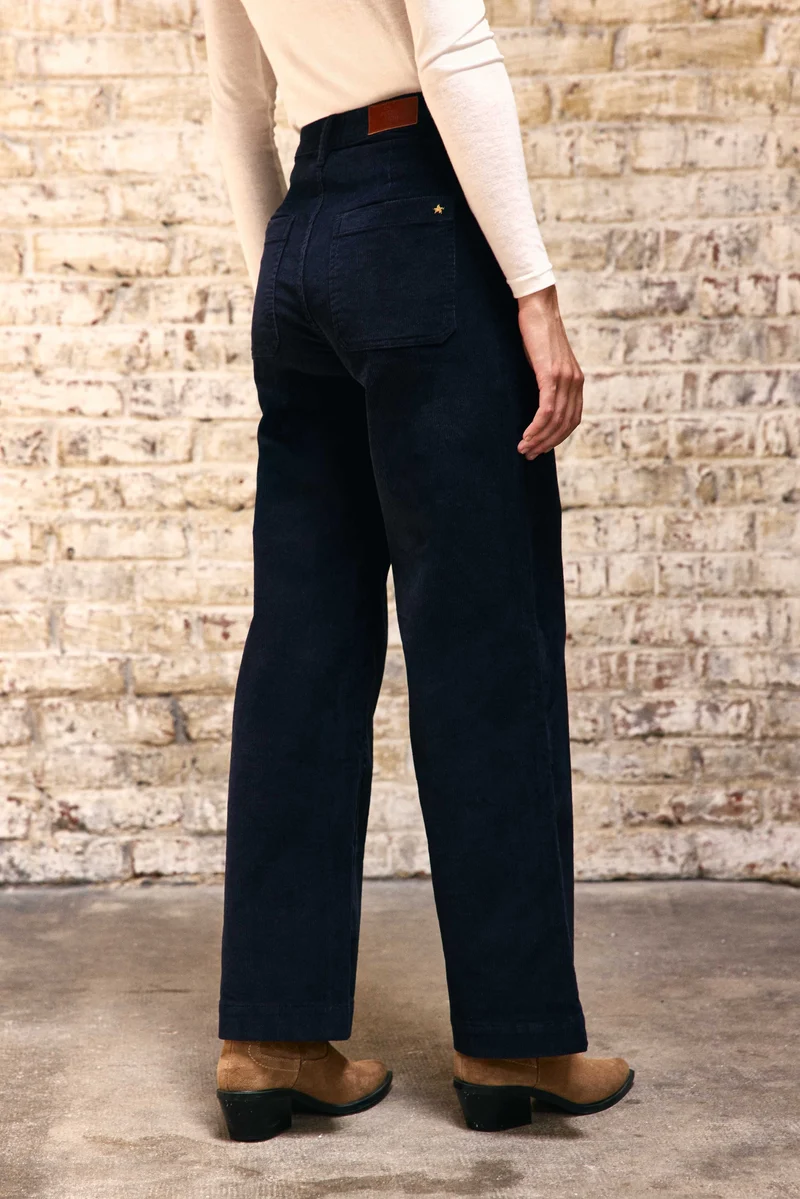 Atlanty - Pantalon large en velours