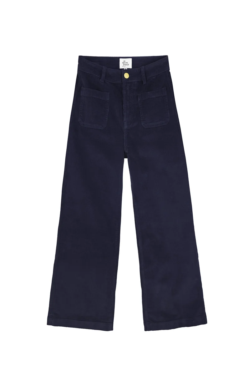 Atlanty - Pantalon large en velours