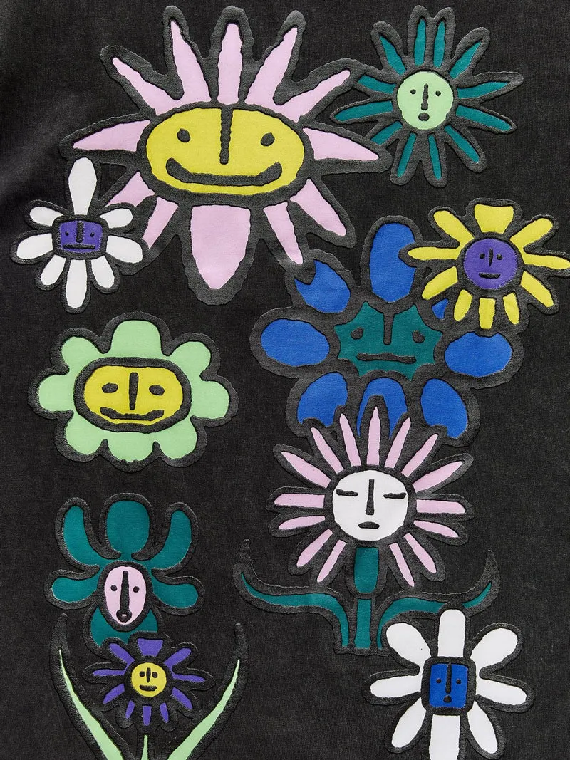 Black T-shirt with print