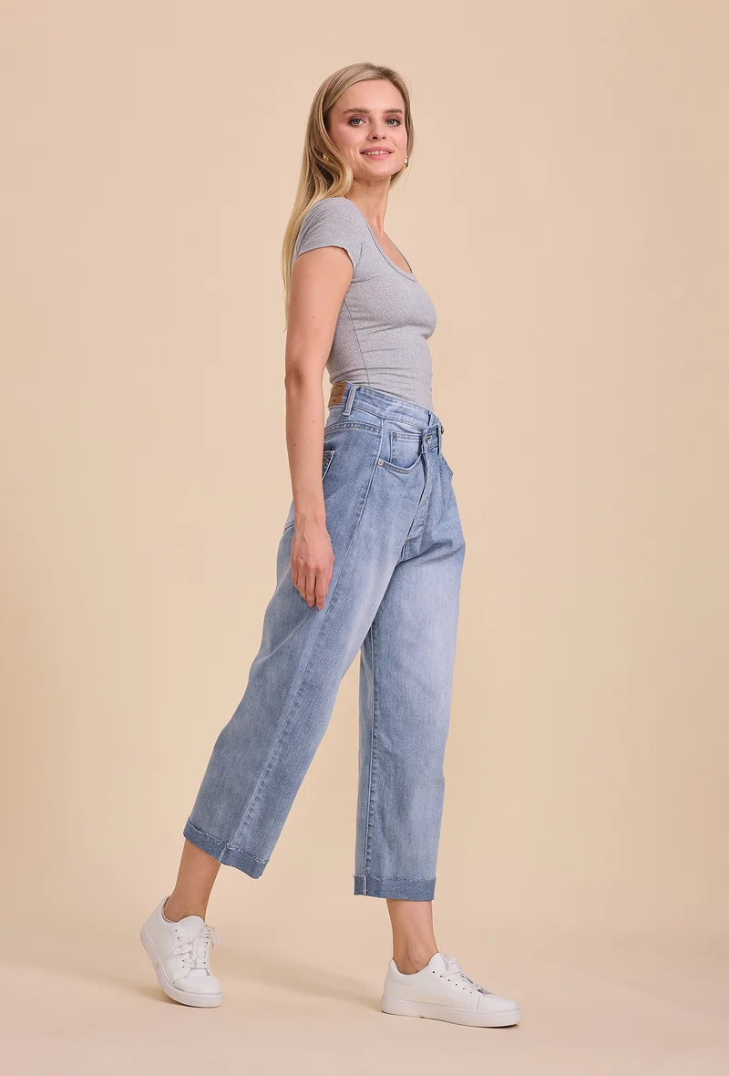 Jean Loose Fermeture Asymétrique
