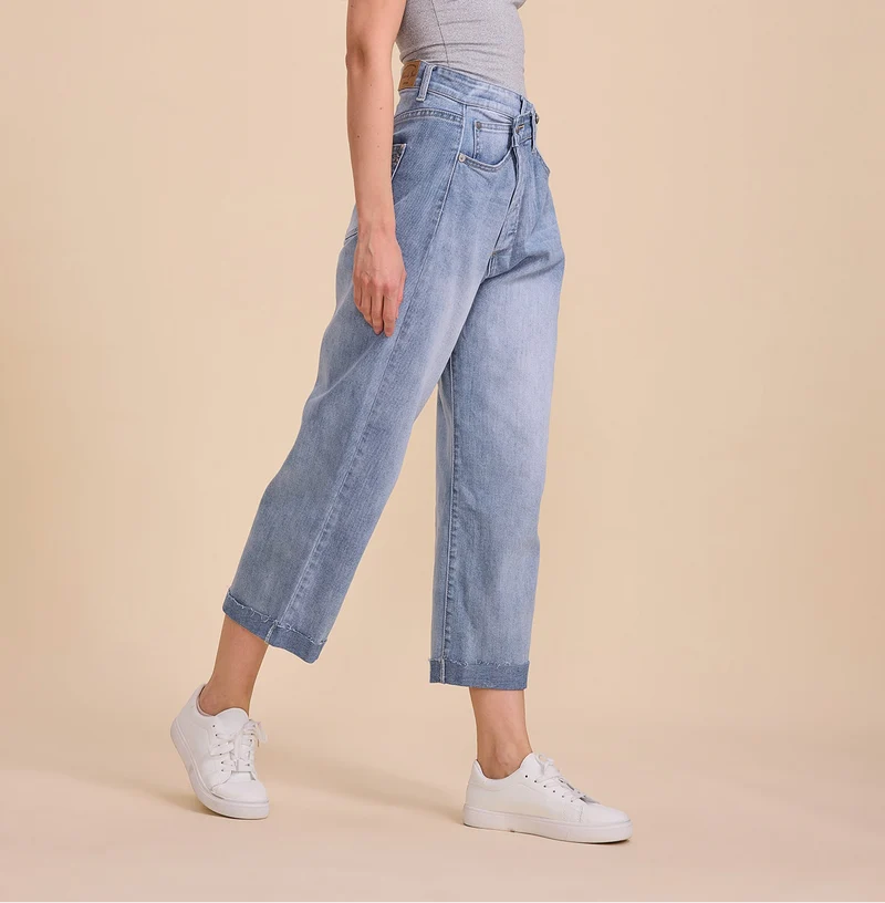 Jean Loose Fermeture Asymétrique