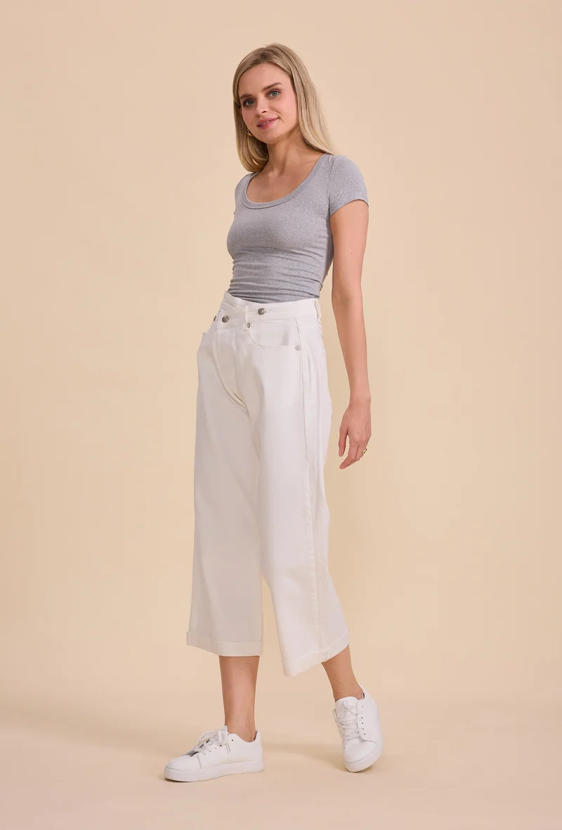 Jean Loose Fermeture Asymétrique