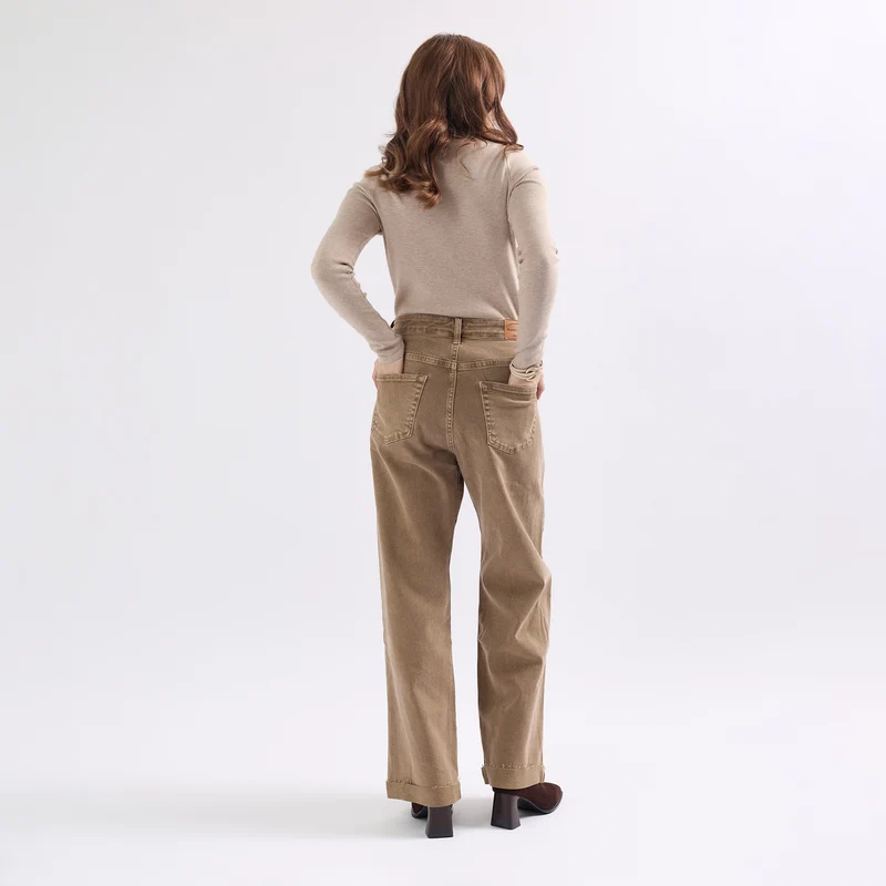 Jean Loose Fermeture Asymétrique