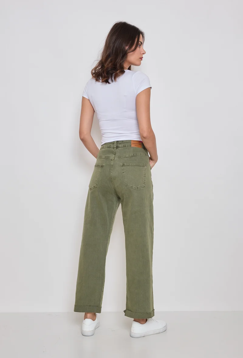 Jean Loose Fermeture Asymétrique
