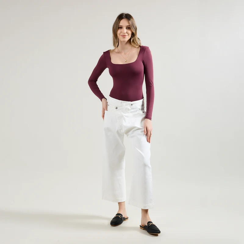 Jean Loose Fermeture Asymétrique