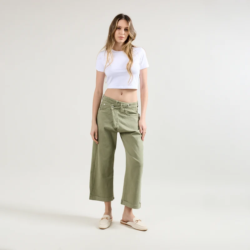 Jean Loose Fermeture Asymétrique