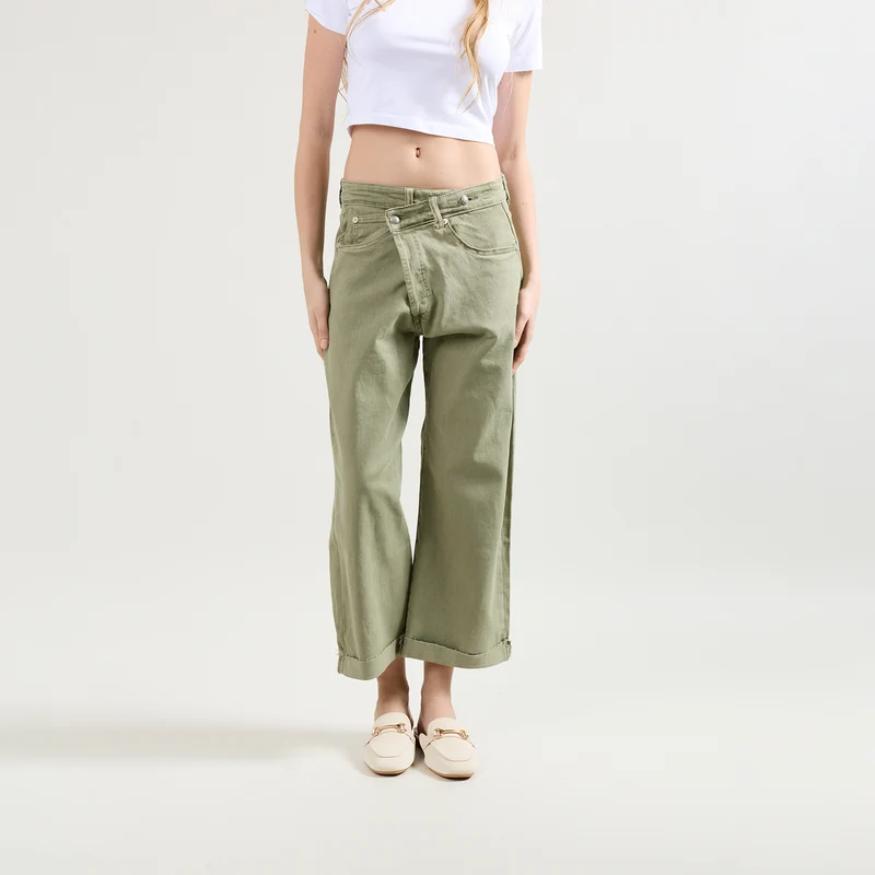Jean Loose Fermeture Asymétrique