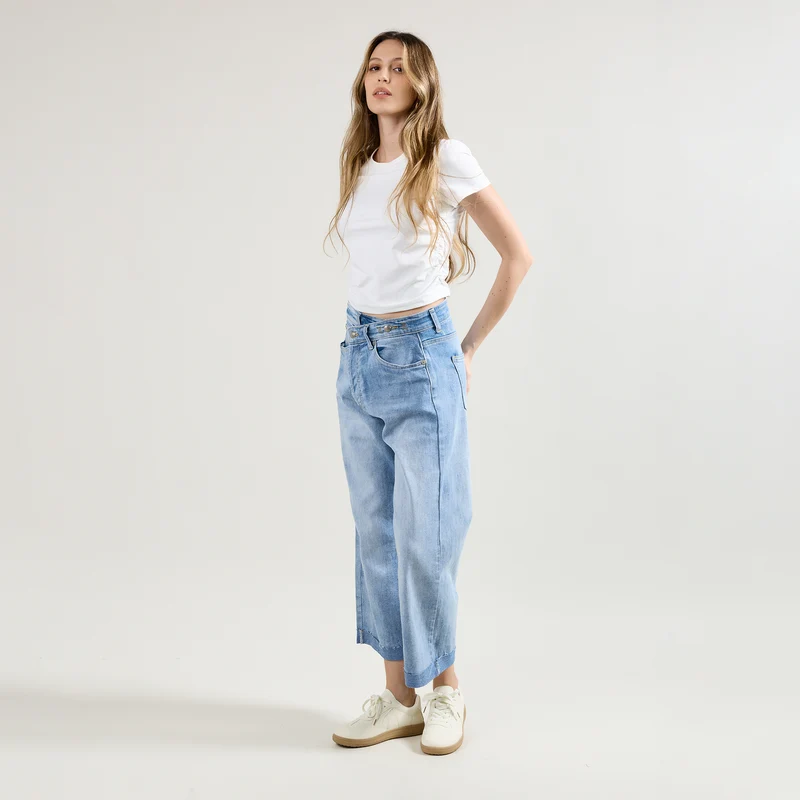 Jean Loose Fermeture Asymétrique