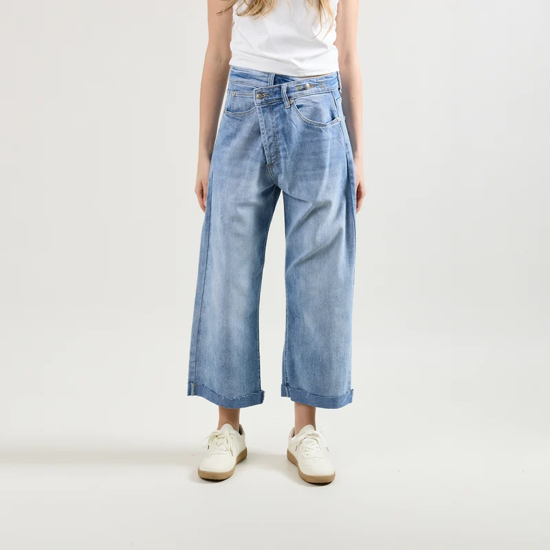 Jean Loose Fermeture Asymétrique