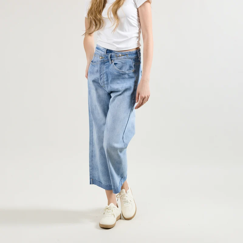 Jean Loose Fermeture Asymétrique