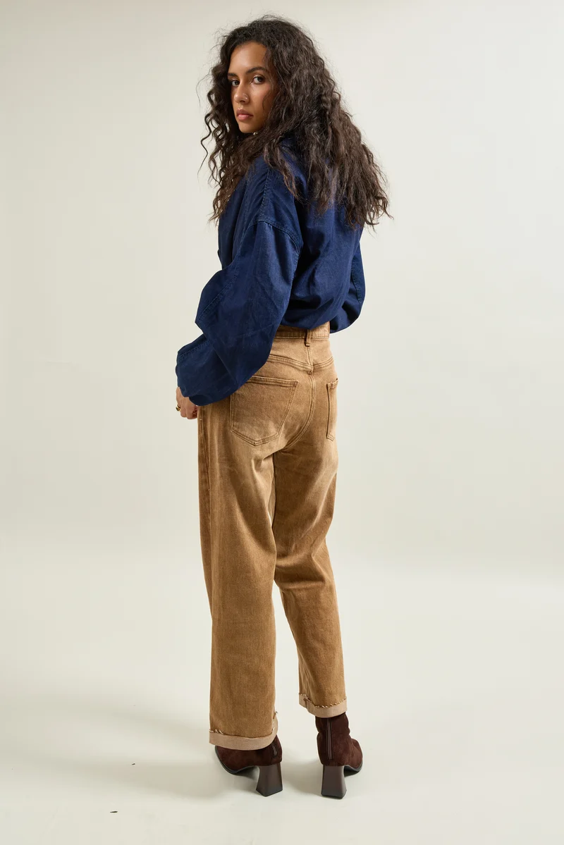 Jean Loose Fermeture Asymétrique