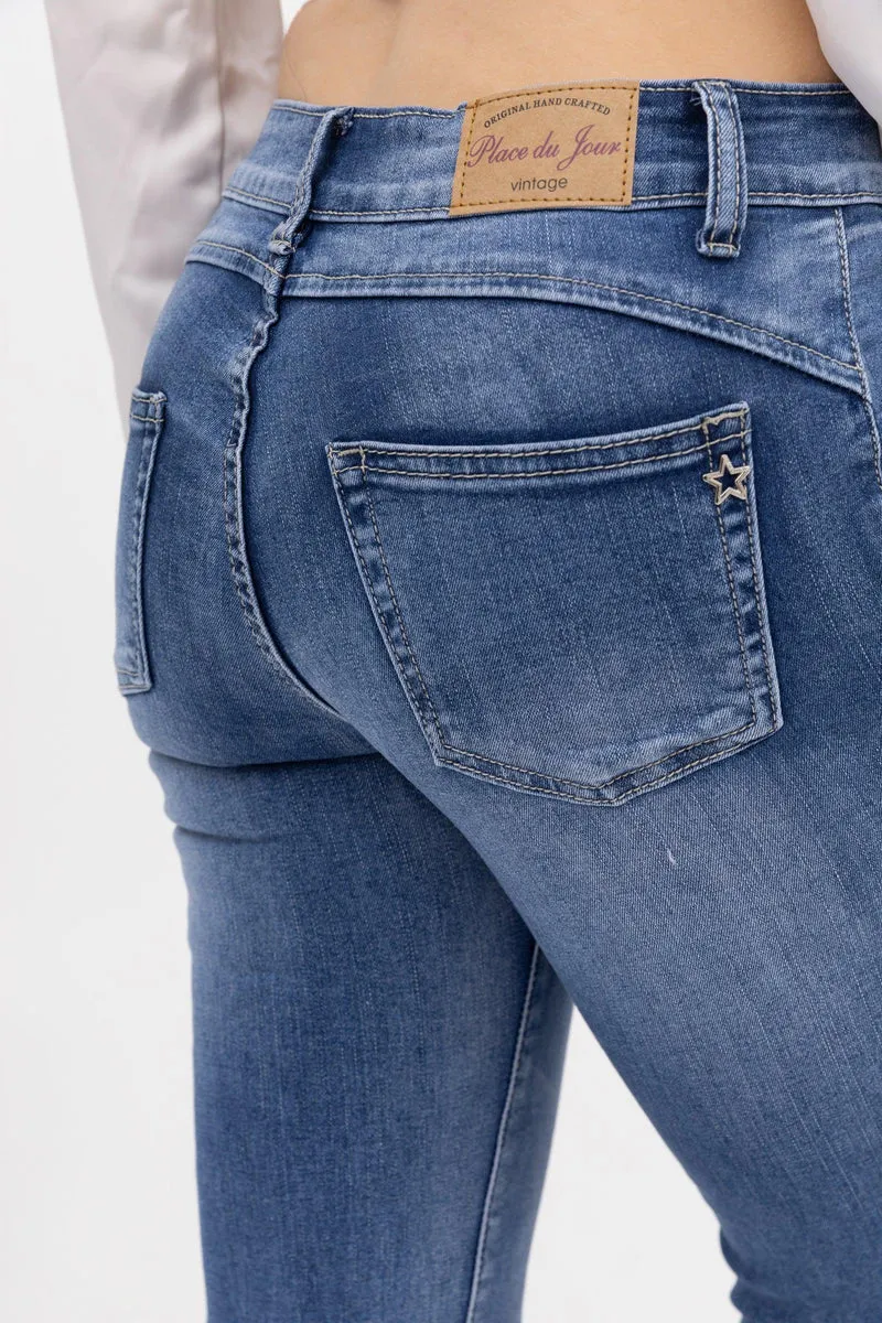 Jean Pattes d'Éléphant Style Seventies