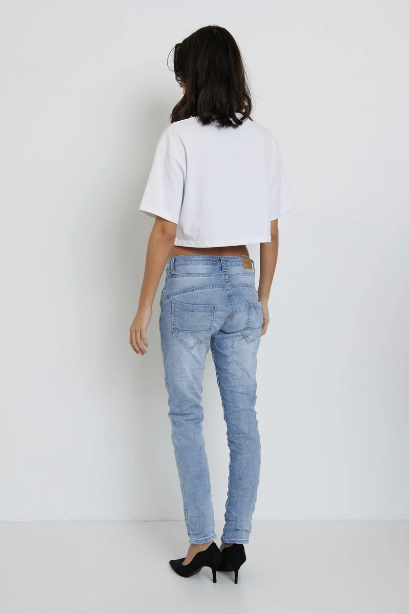 Jean Boyfriend Classique Taille Haute