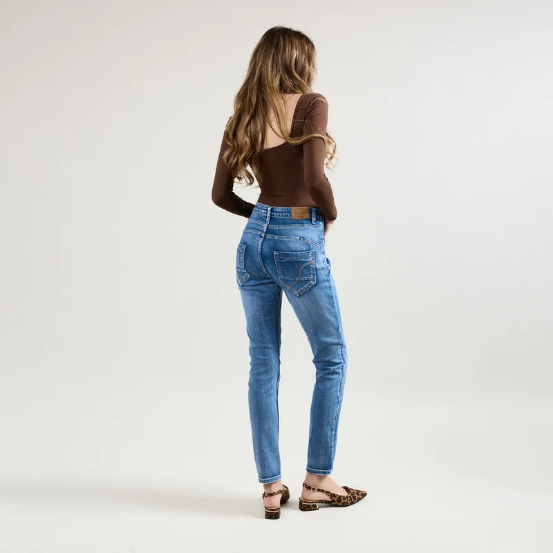 Jean Boyfriend Classique Taille Haute