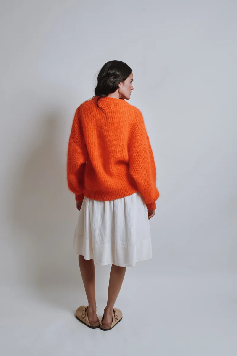 LUCIE Mohair Sweater by Marie Courroy x L'Envers - Orange