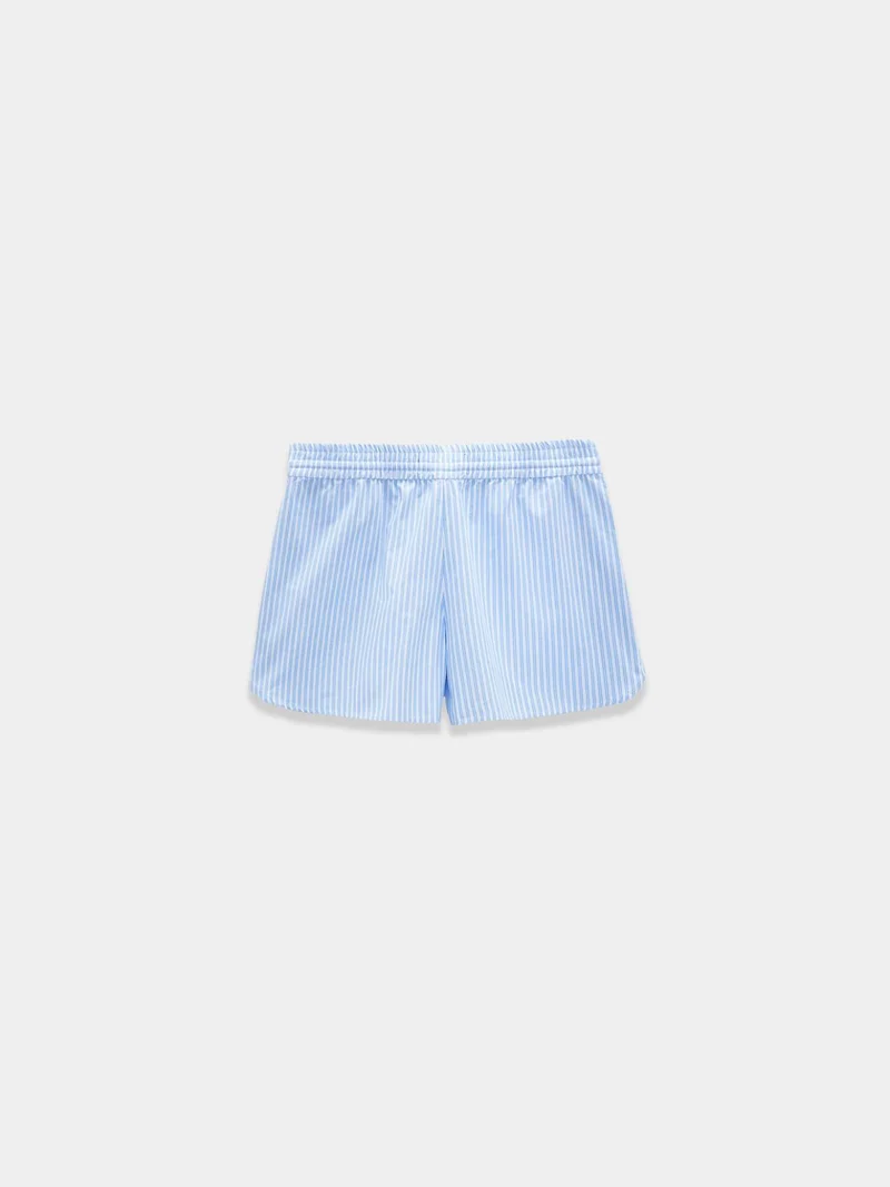 Black Tie-Detail Shorts