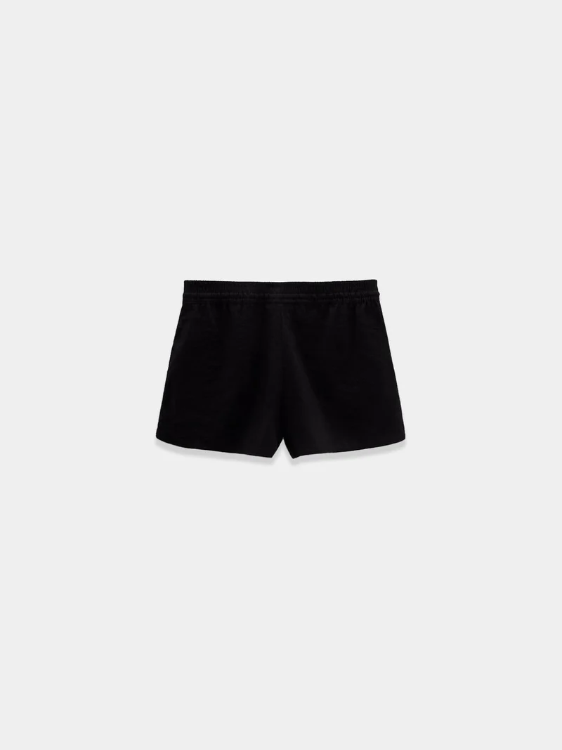 Cerulean Breeze Tie-Detail Shorts