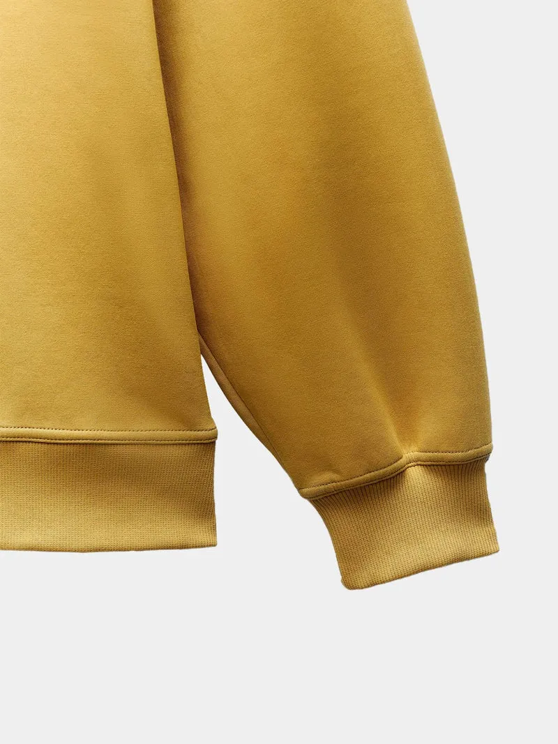 Yellow oversized hoodie