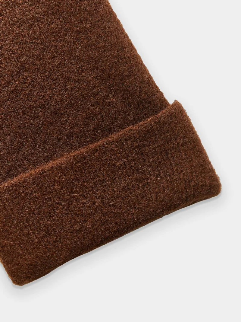 Knit Comfort Turn-Up Sleeve Coat