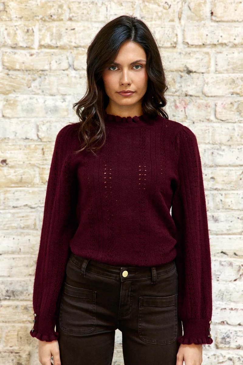 Maxine - Pull maille fantaisie