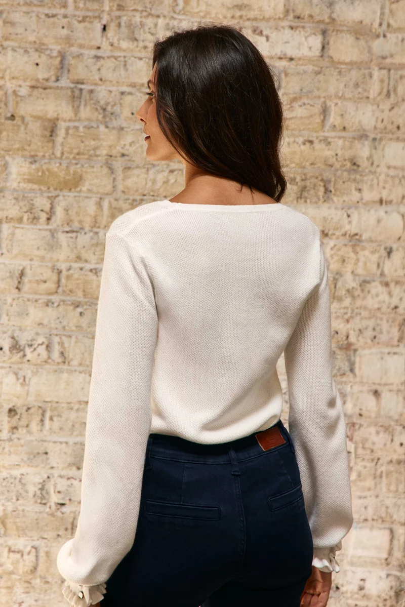 Melaky - Pull coupe droite
