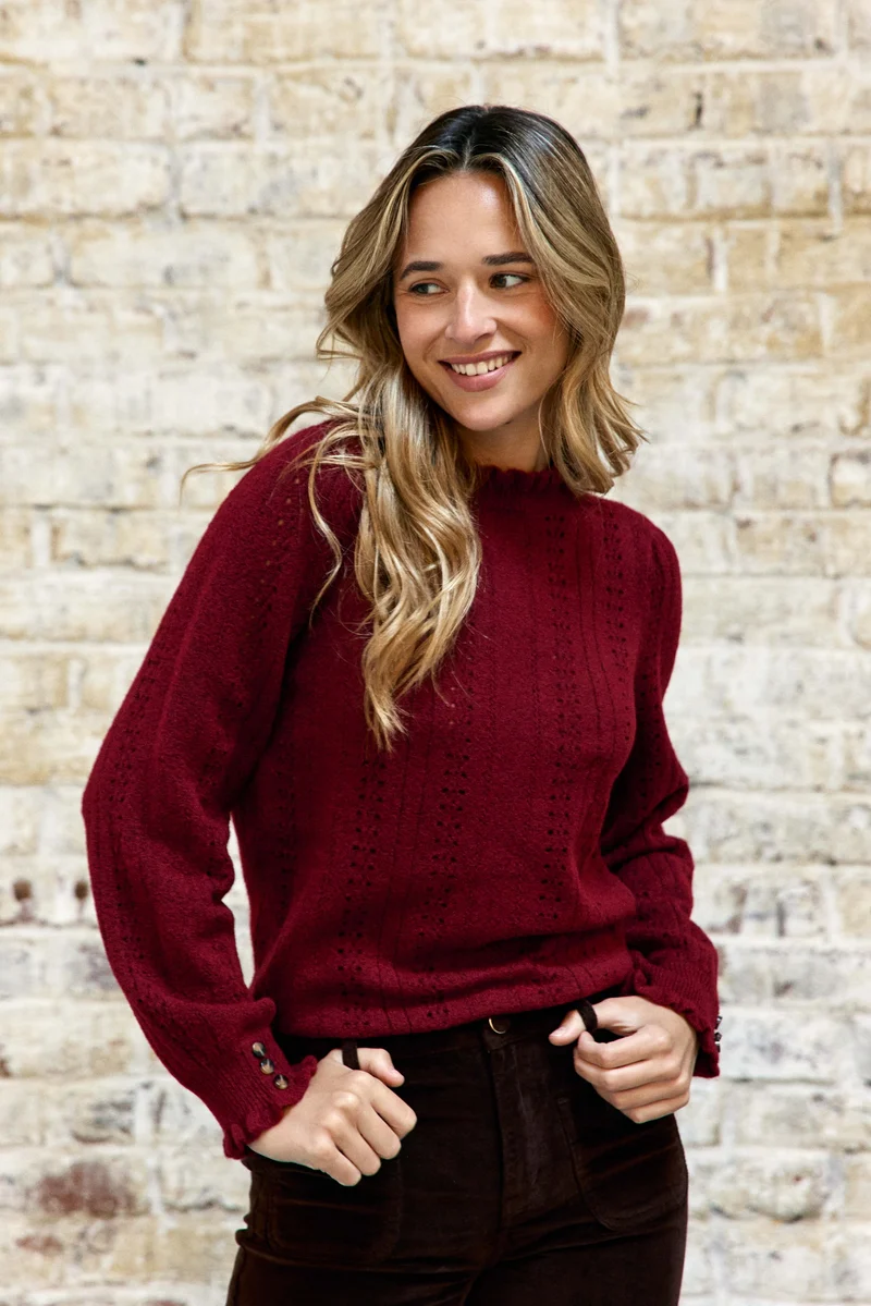 Maxine - Pull maille fantaisie