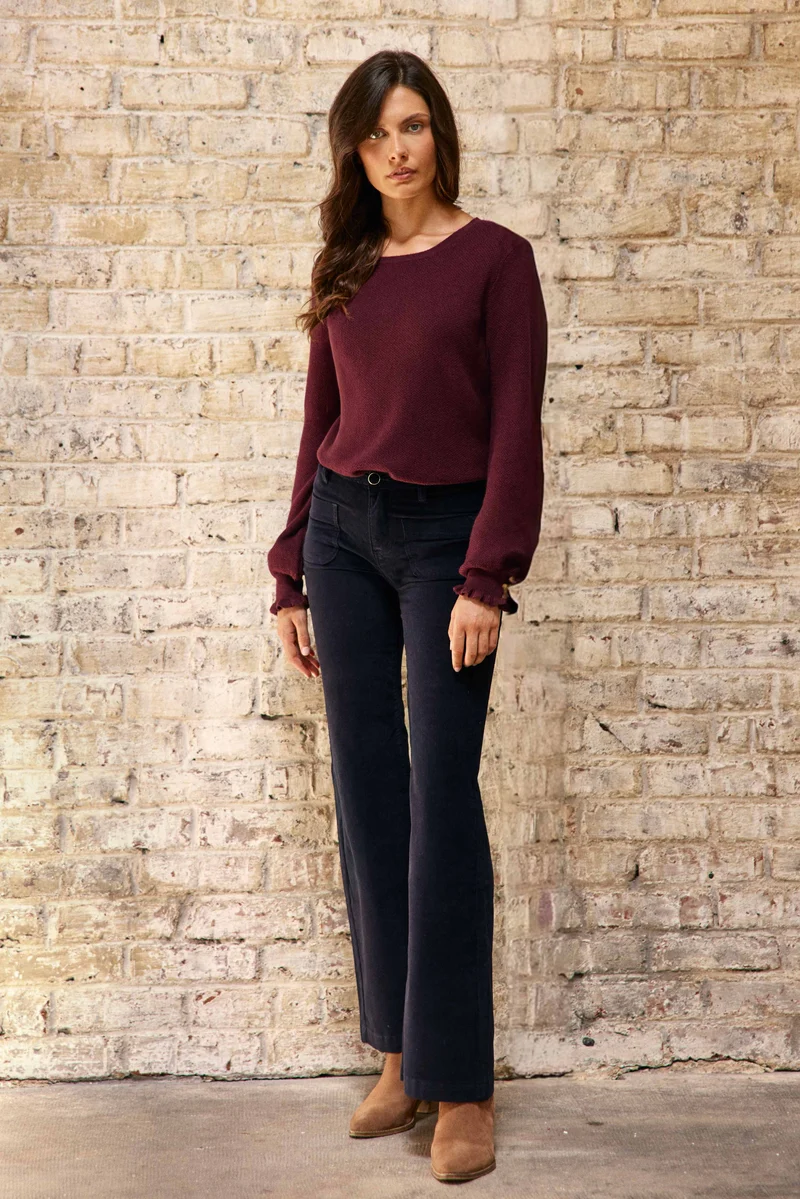 Melaky - Pull coupe droite