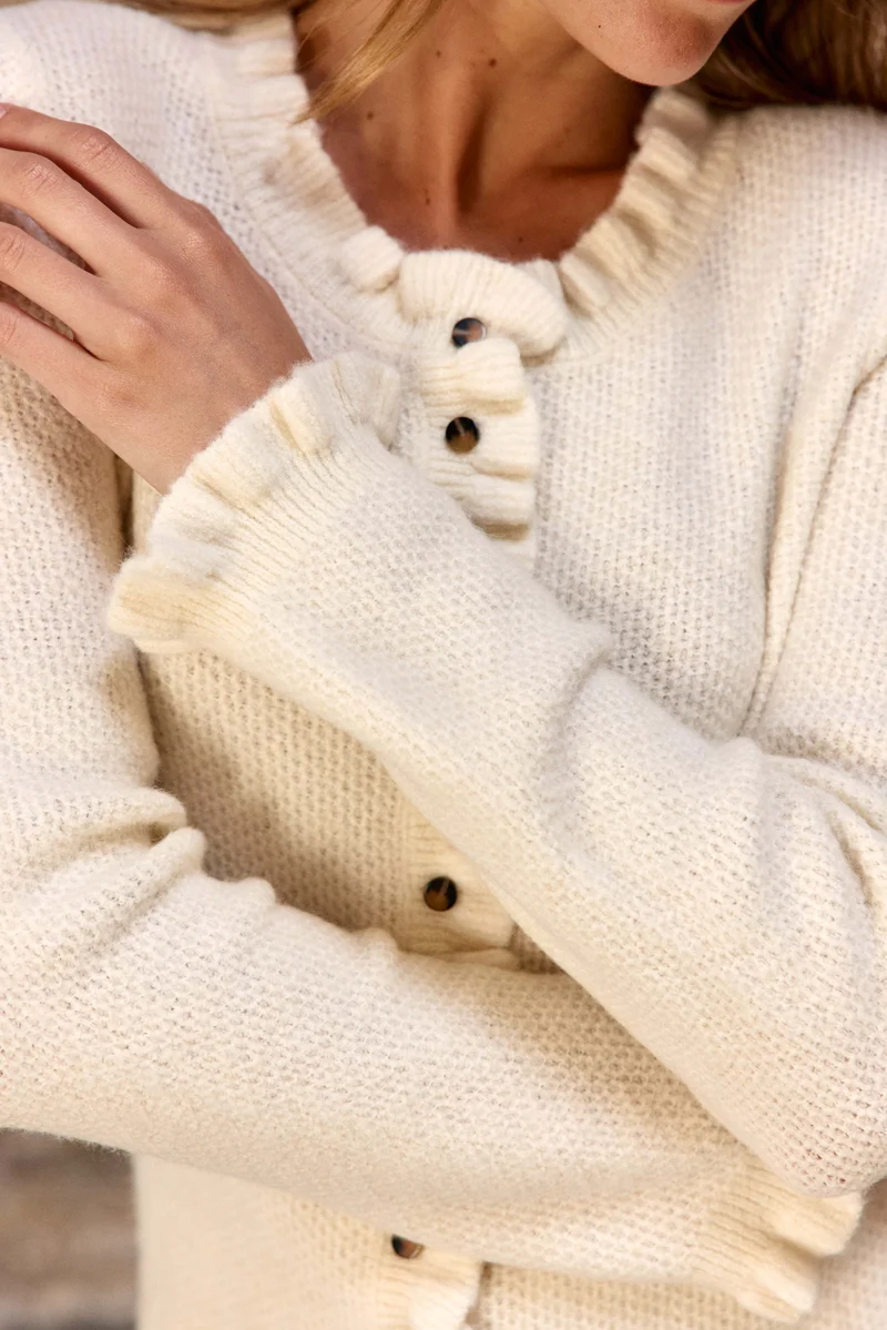 Mudya - Gilet à boutons