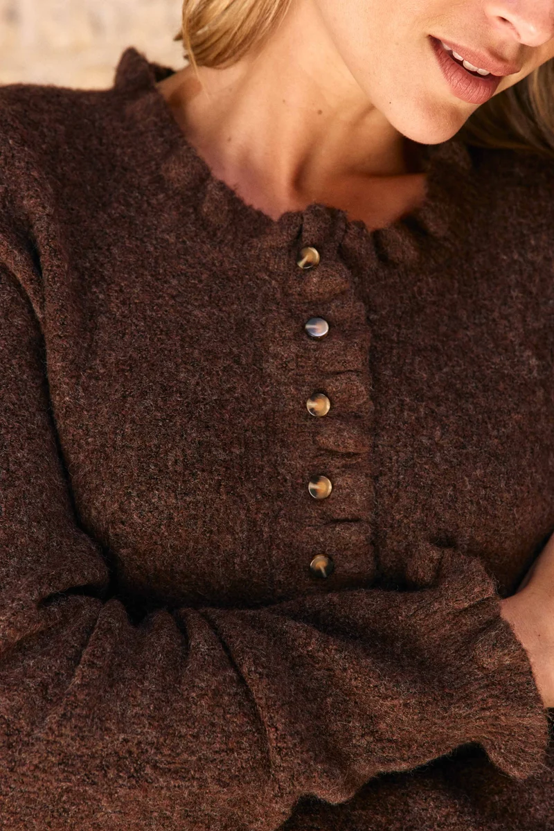 Mudya - Gilet à boutons