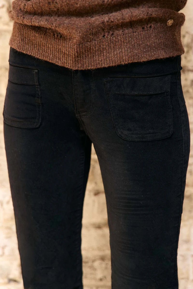 Sonny - Pantalon flare en velours