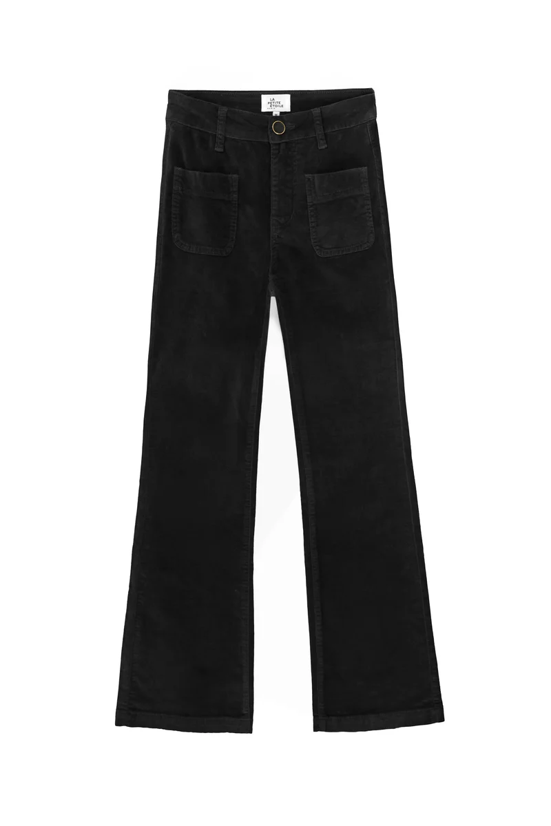 Sonny - Pantalon flare en velours