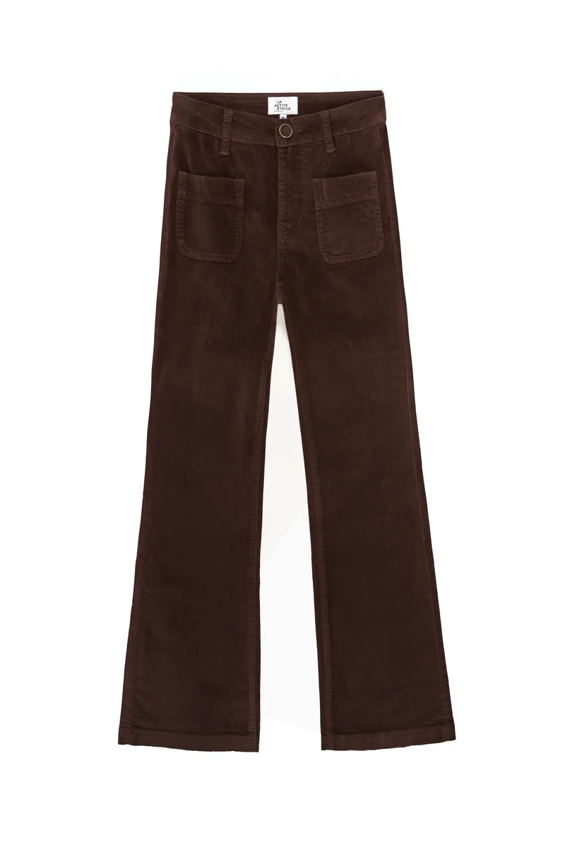 Sonny - Pantalon flare en velours