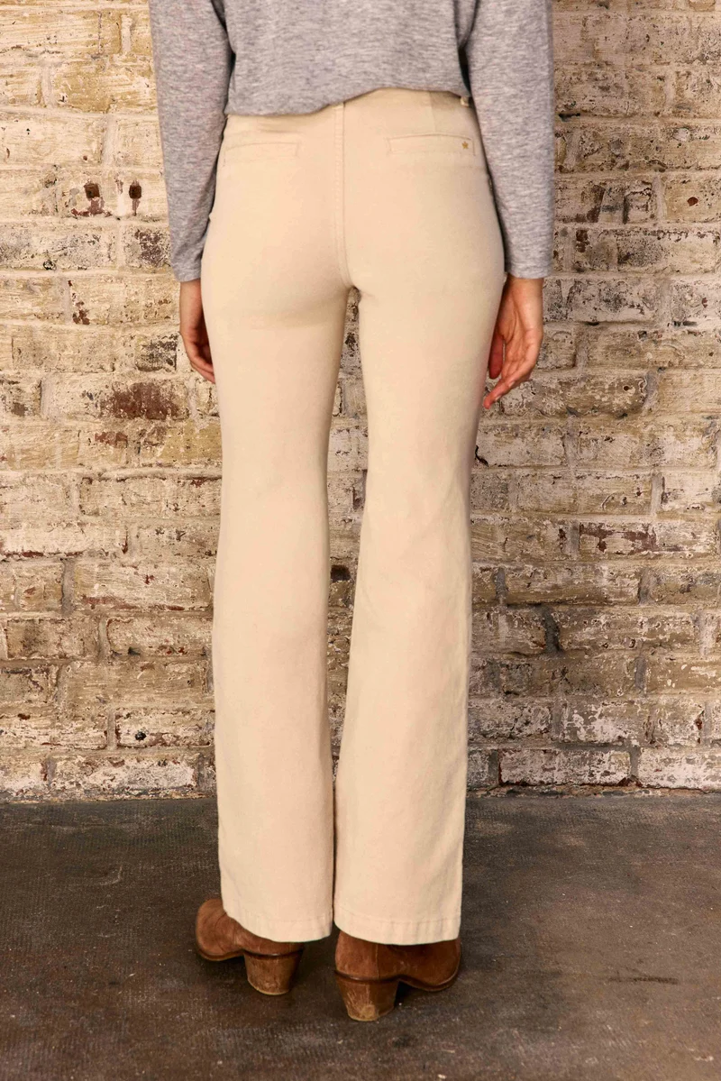 Sonny - Pantalon flare en velours