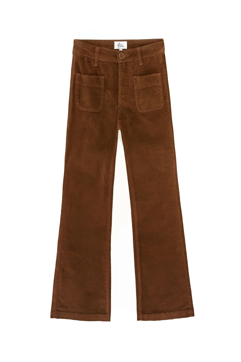 Sonny - Pantalon flare en velours
