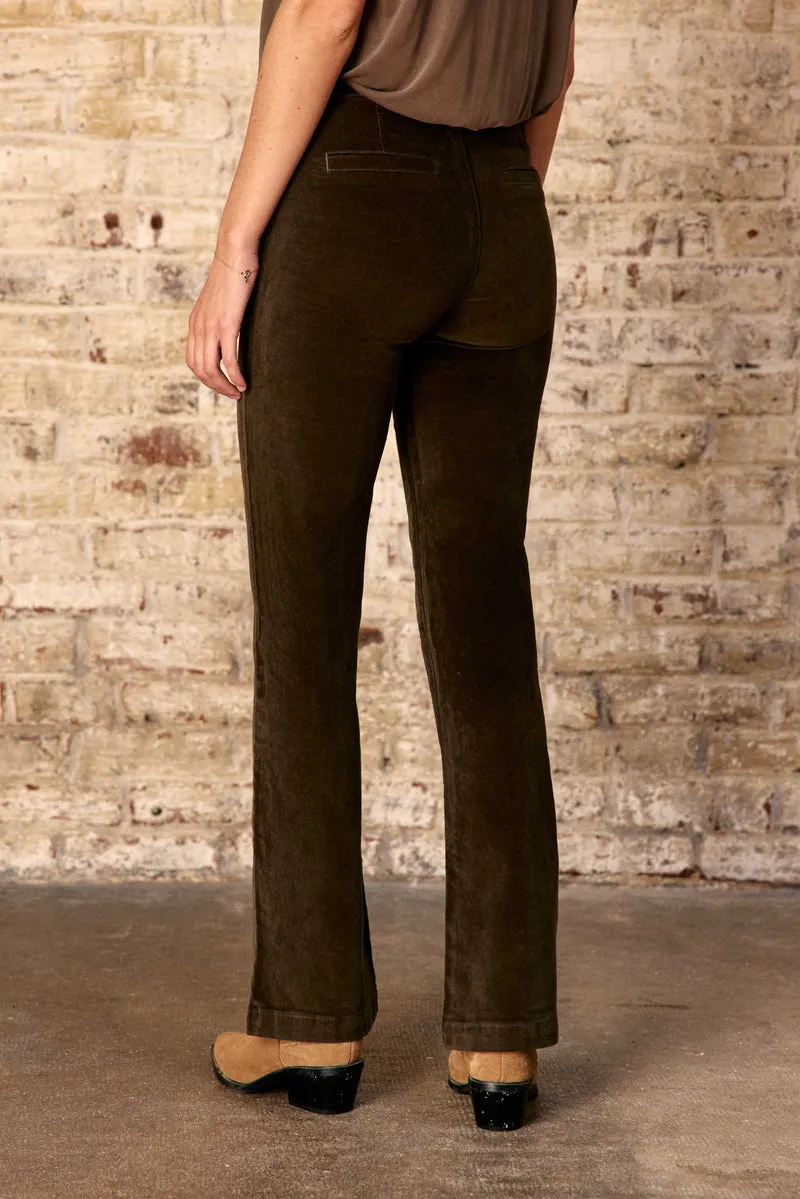 Sonny - Pantalon flare en velours