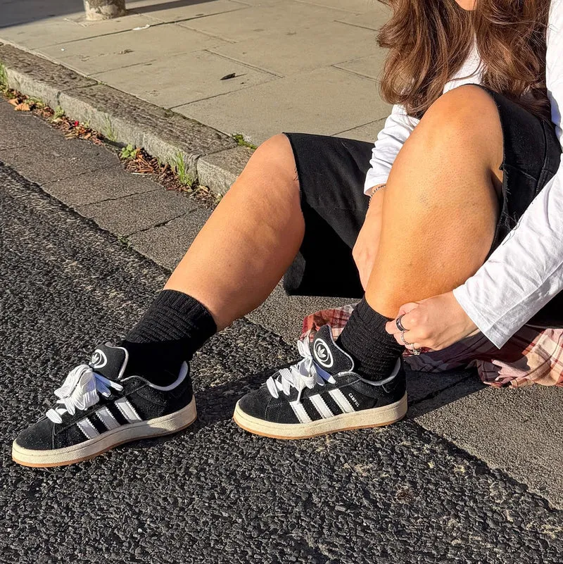 Everyday Crew Socks - 5 Pairs in Black
